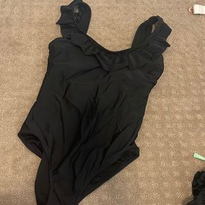 Ruffle one piece swimsuit